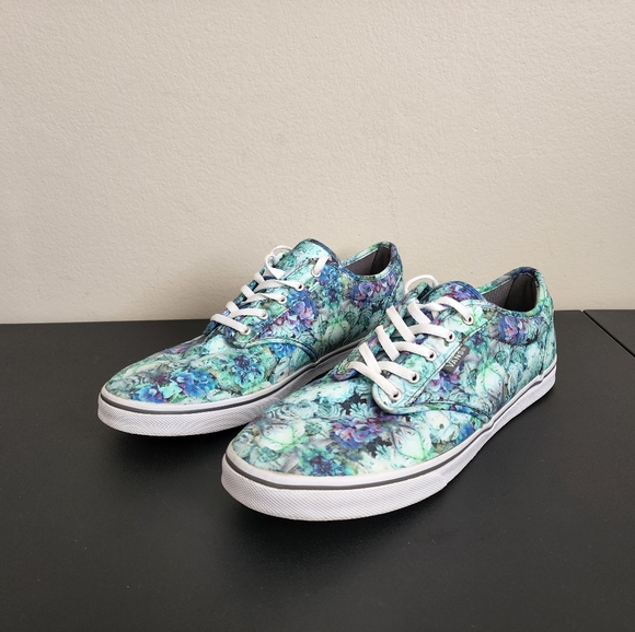 Vans Off The Wall Multicolor Floral Print Sneaker Shoes Women's Size 9 - Picture 2 of 10